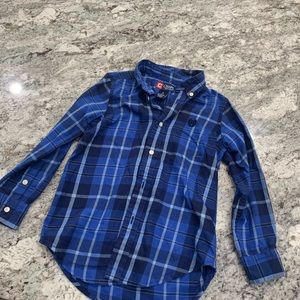 Chaps boys size 5 button down shirt